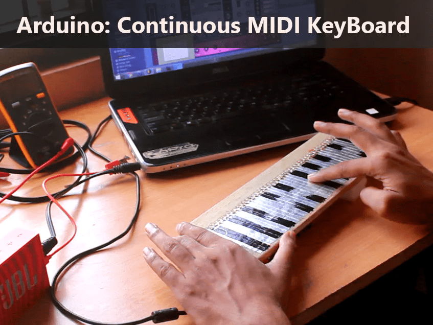 Arduino Continuous MIDI Controller / Keyboard Arduino Project Hub