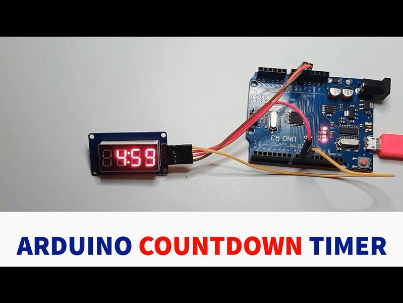 4Digit Countdown Timer (Minutes and Seconds) Arduino Arduino
