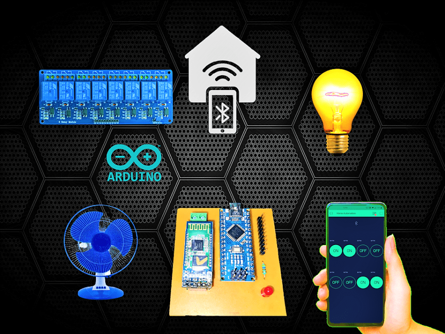 Home Automation System Using Smartphone and Bluetooth Arduino Project Hub