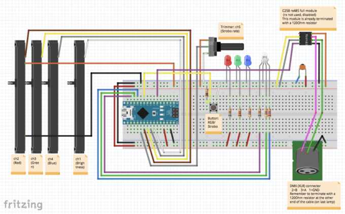 DMX RGB Mixer for Lights - Arduino Project Hub