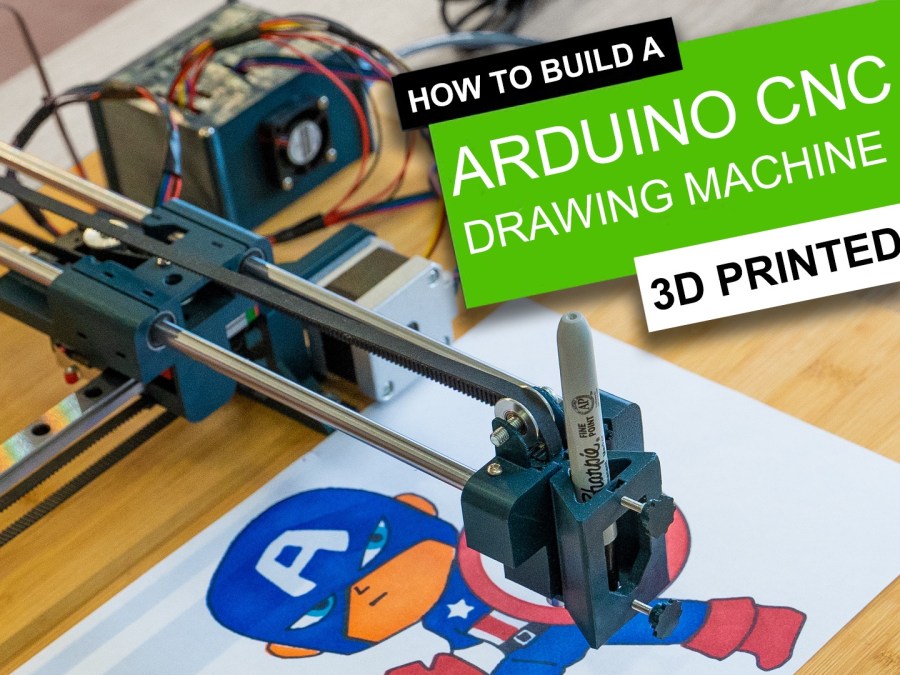 Simple 3D Printable Arduino CNC Drawing Machine Hackster.io