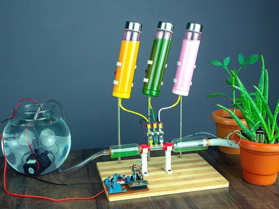 IOT Based Fertilizer System for Smart Agriculture Blynk Projects