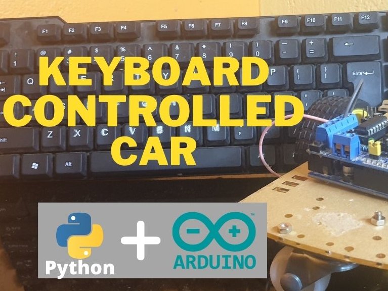 KEYBOARD CONTROLLED Arduino Car Python + Arduino Hackster.io