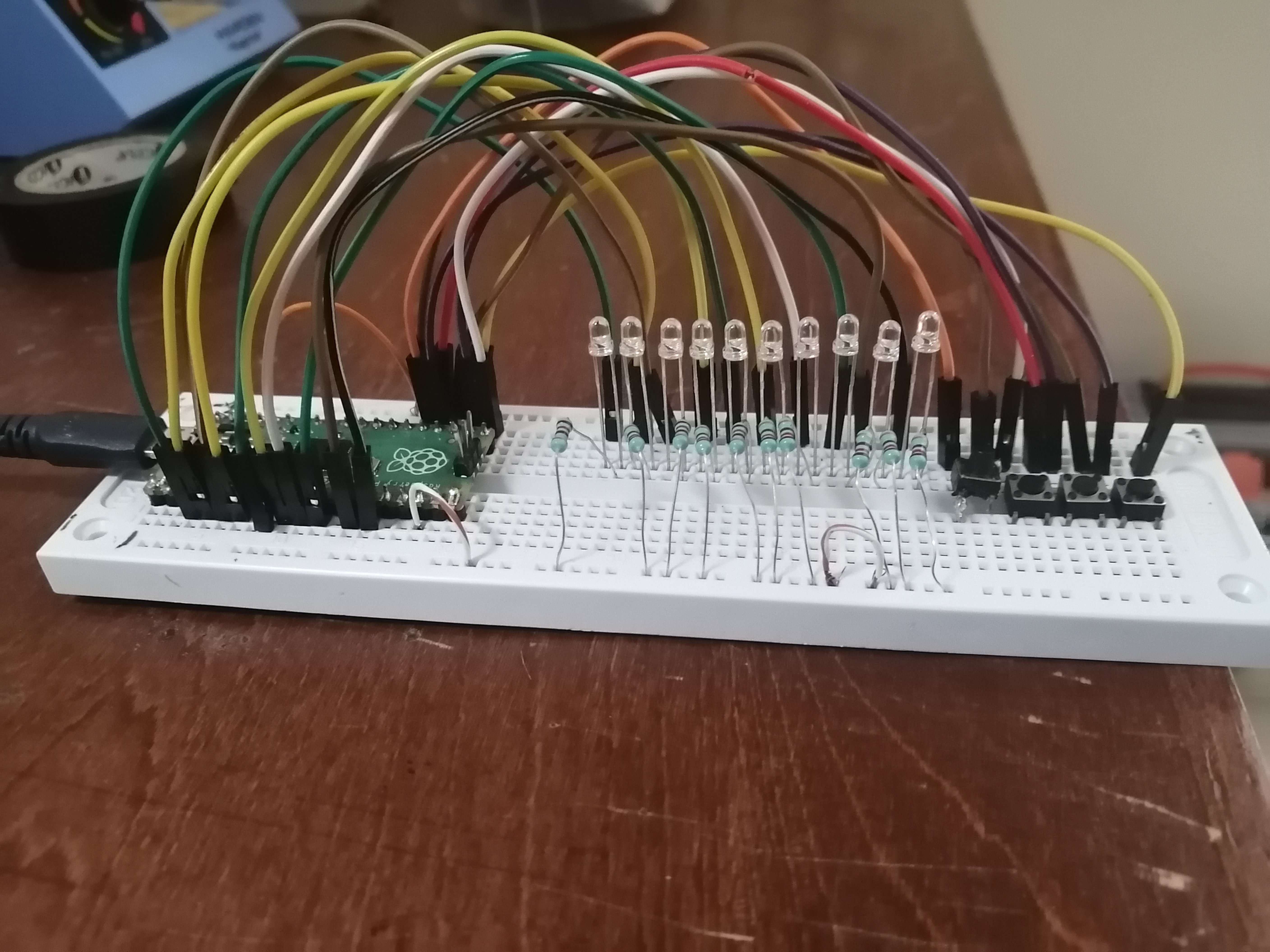 LED sequences using Raspberry Pi Pico Hackster.io