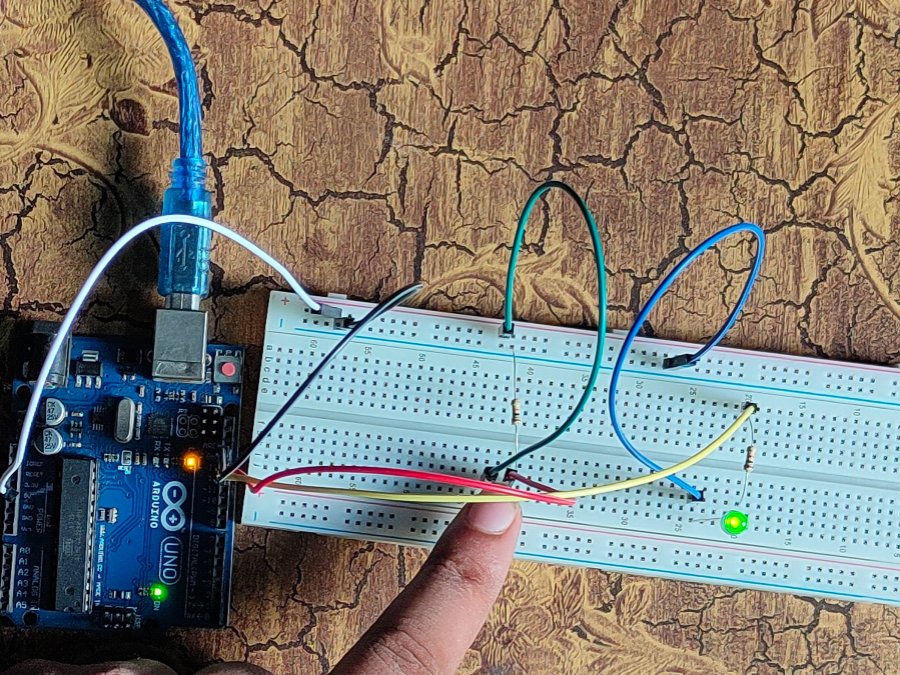 Control an LED with Switch Using Arduino Arduino Project Hub