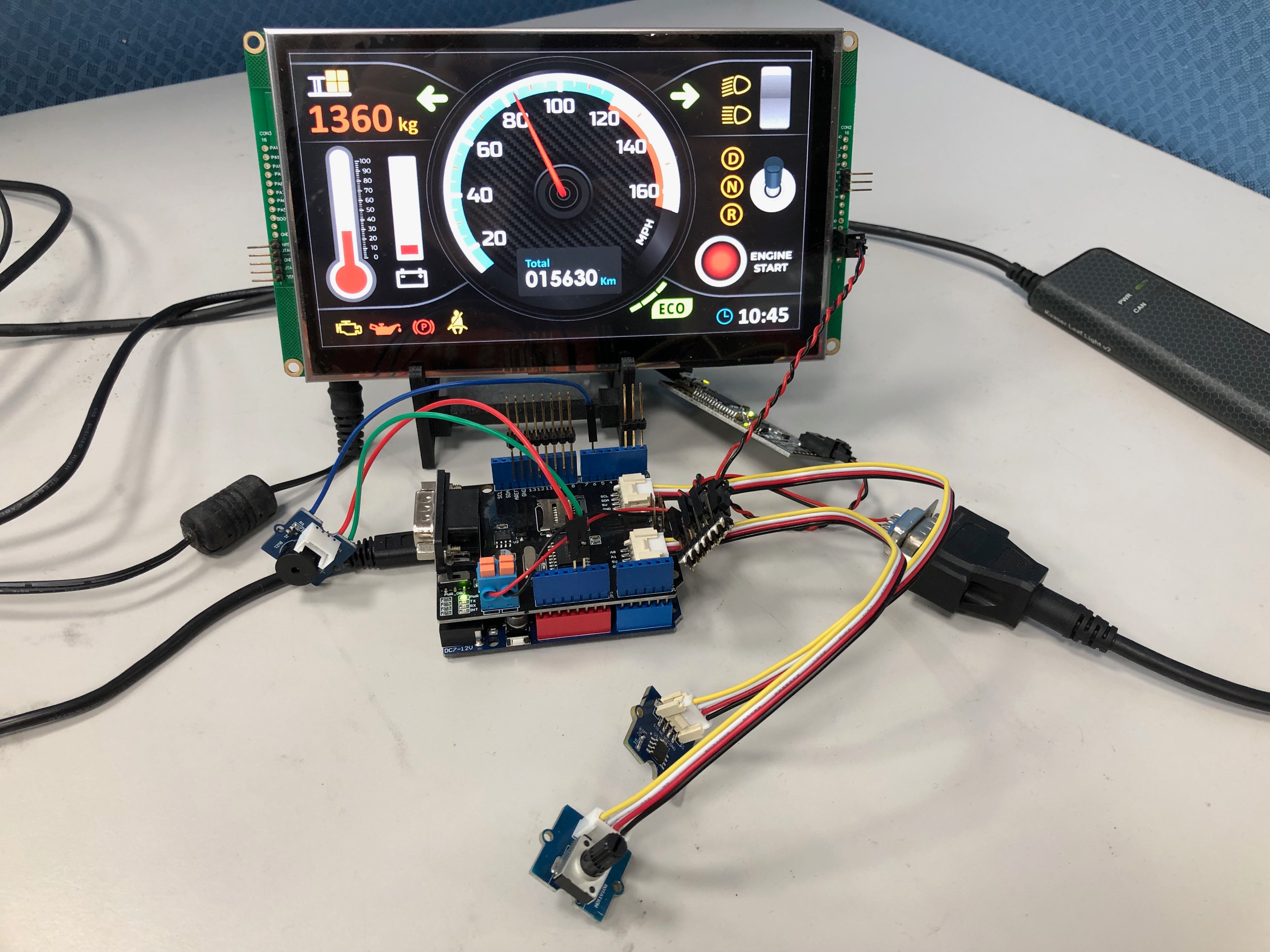 Vehicle GUI Can Bus Display Hackster.io