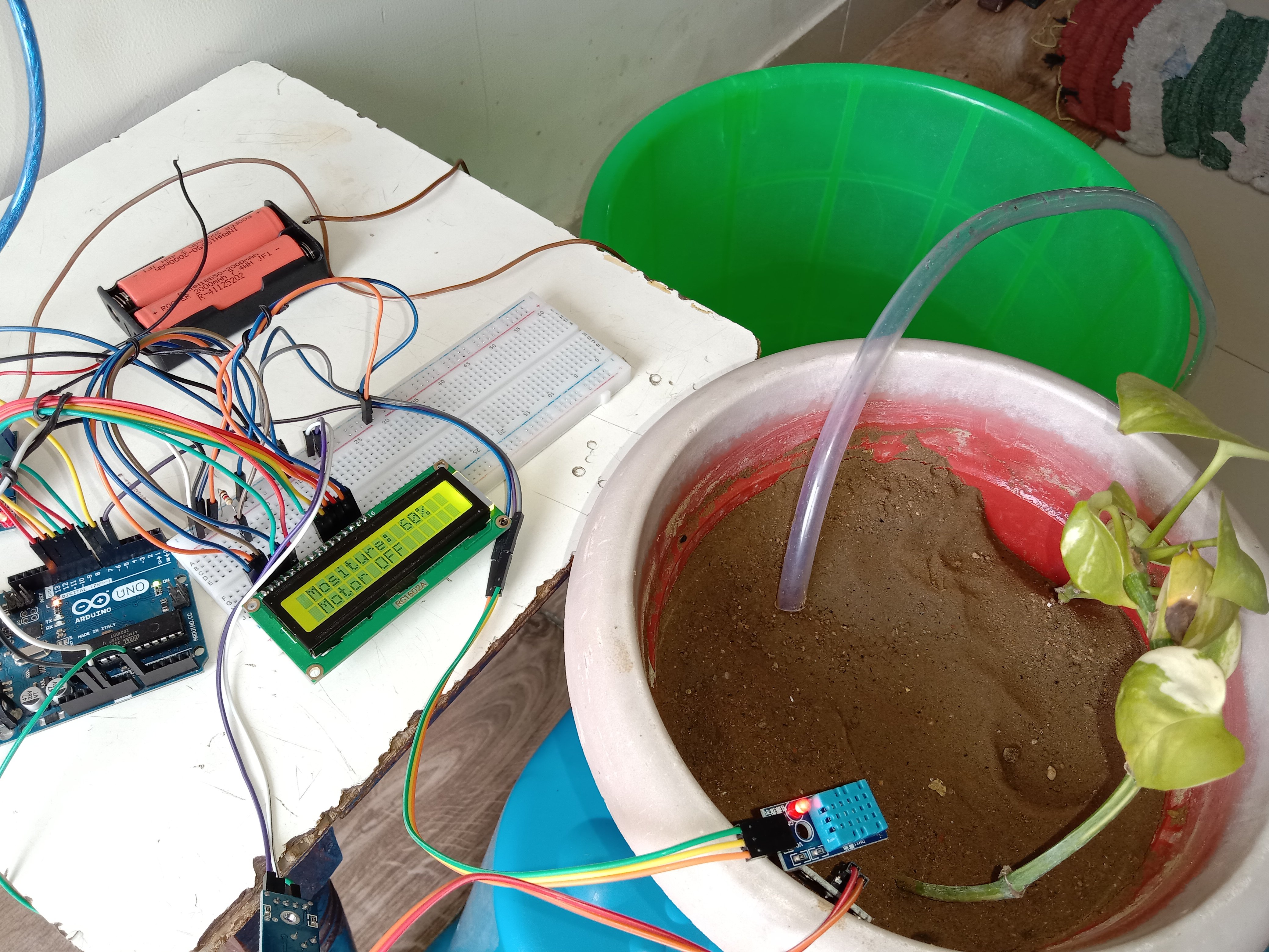 Smart Irrigation System using Arduino DHT11 Moisture Hackster.io