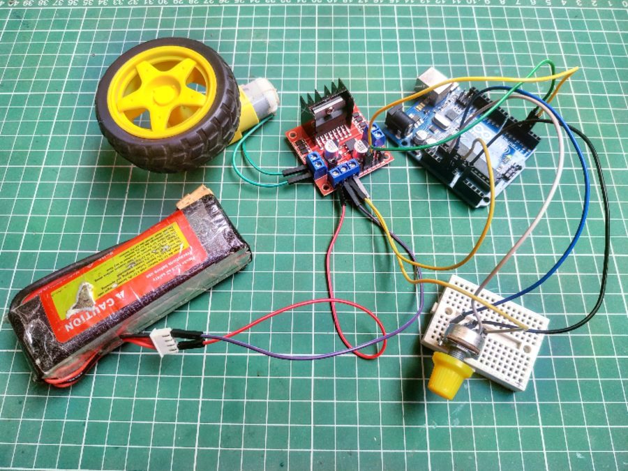 DC Motor Speed Control Using Arduino Hackster.io