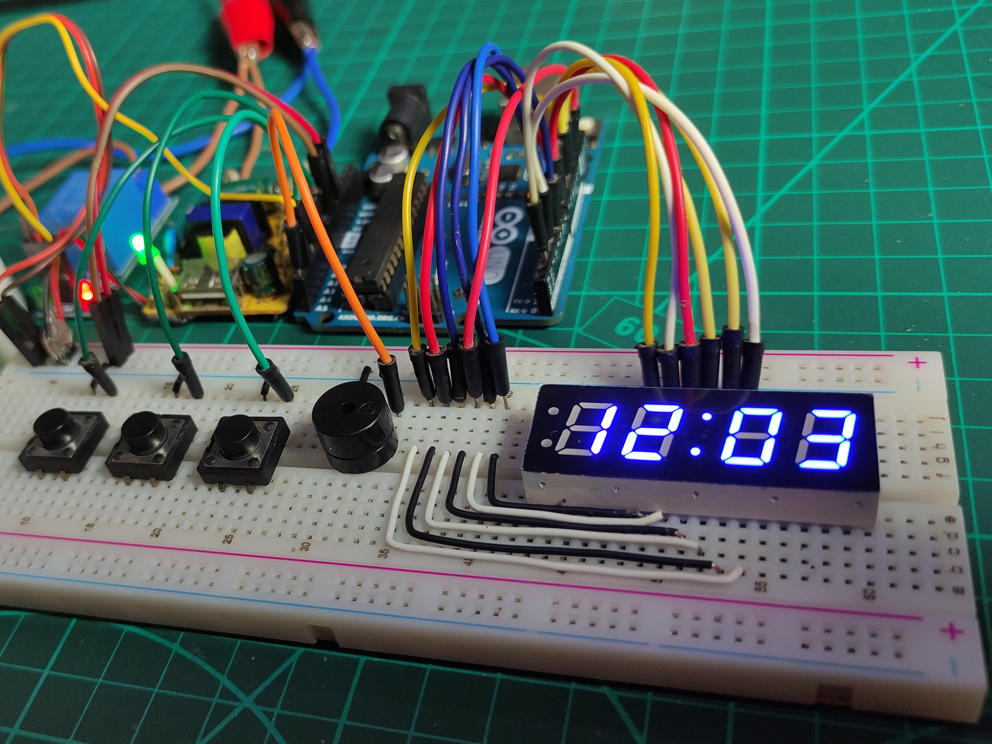Arduino Adjustable Countdown Timer with 7Segment Display Hackster.io
