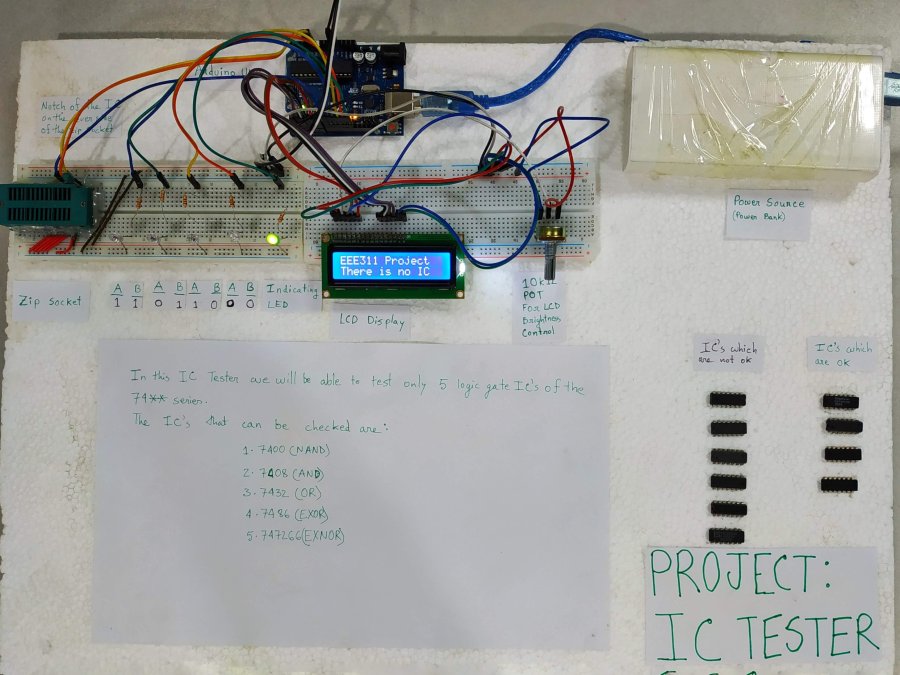 IC Tester (Logic Gates) Arduino Project Hub