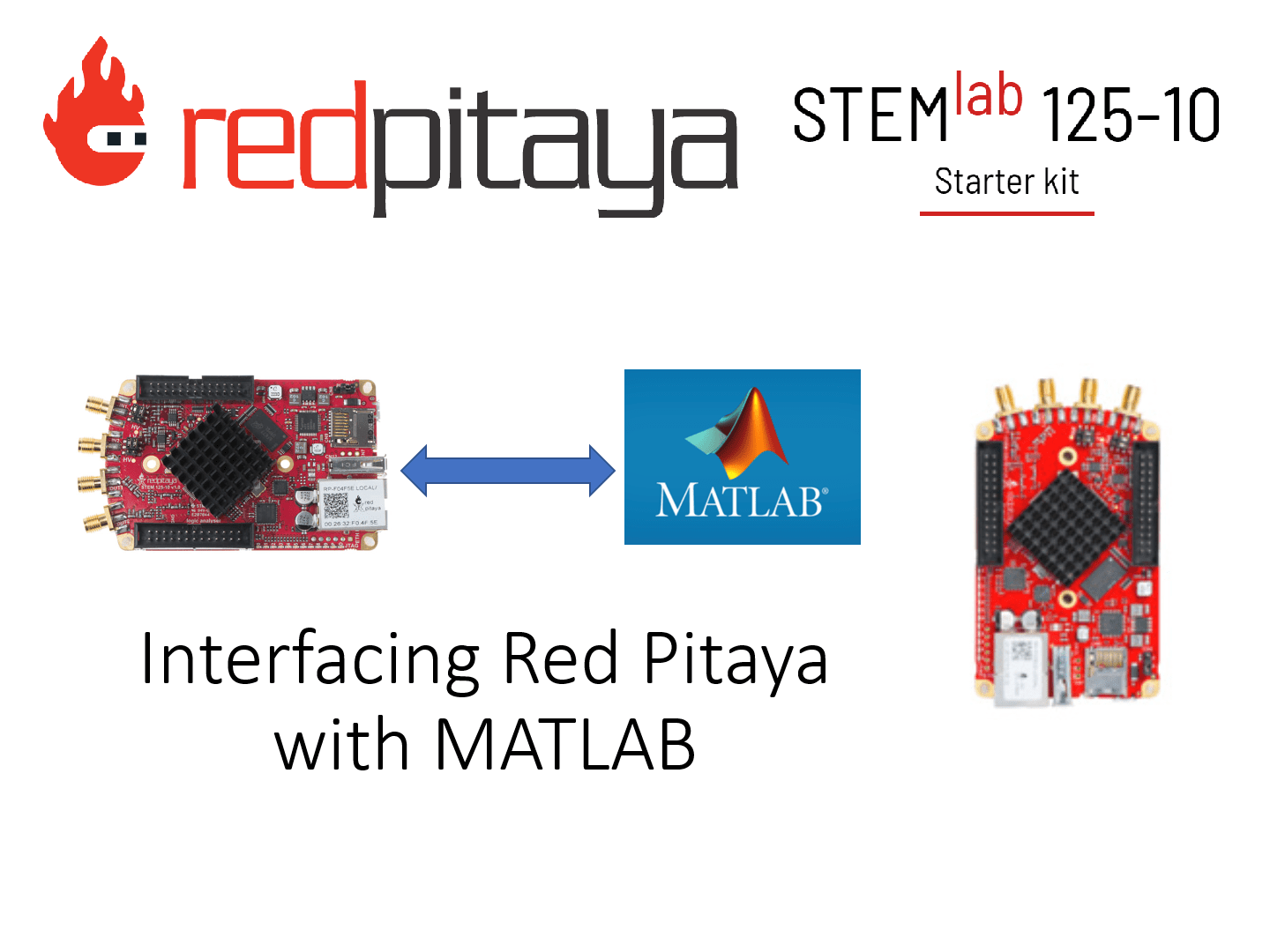 Interfacing Red Pitaya with MATLAB Digilent Projects