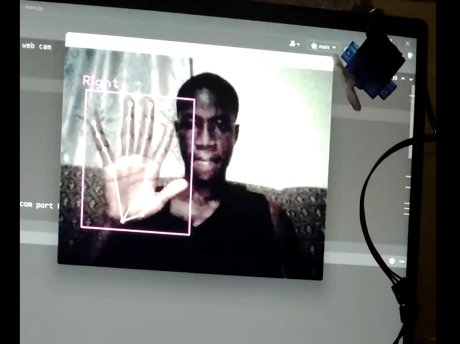Servo motor Control using Hand Gesture with Computer Vision Arduino Project Hub