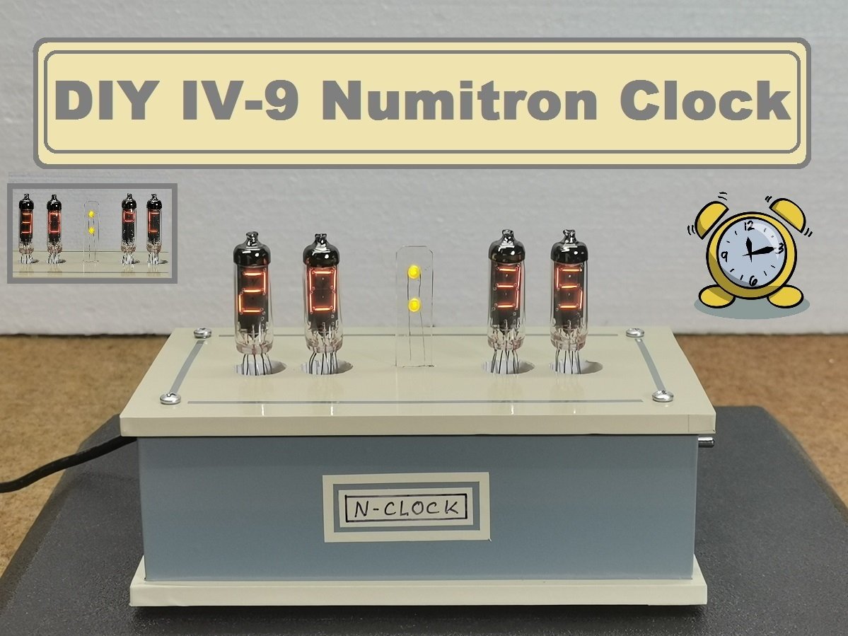 DIY simplest IV9 Numitron clock with Arduino - Hackster.io