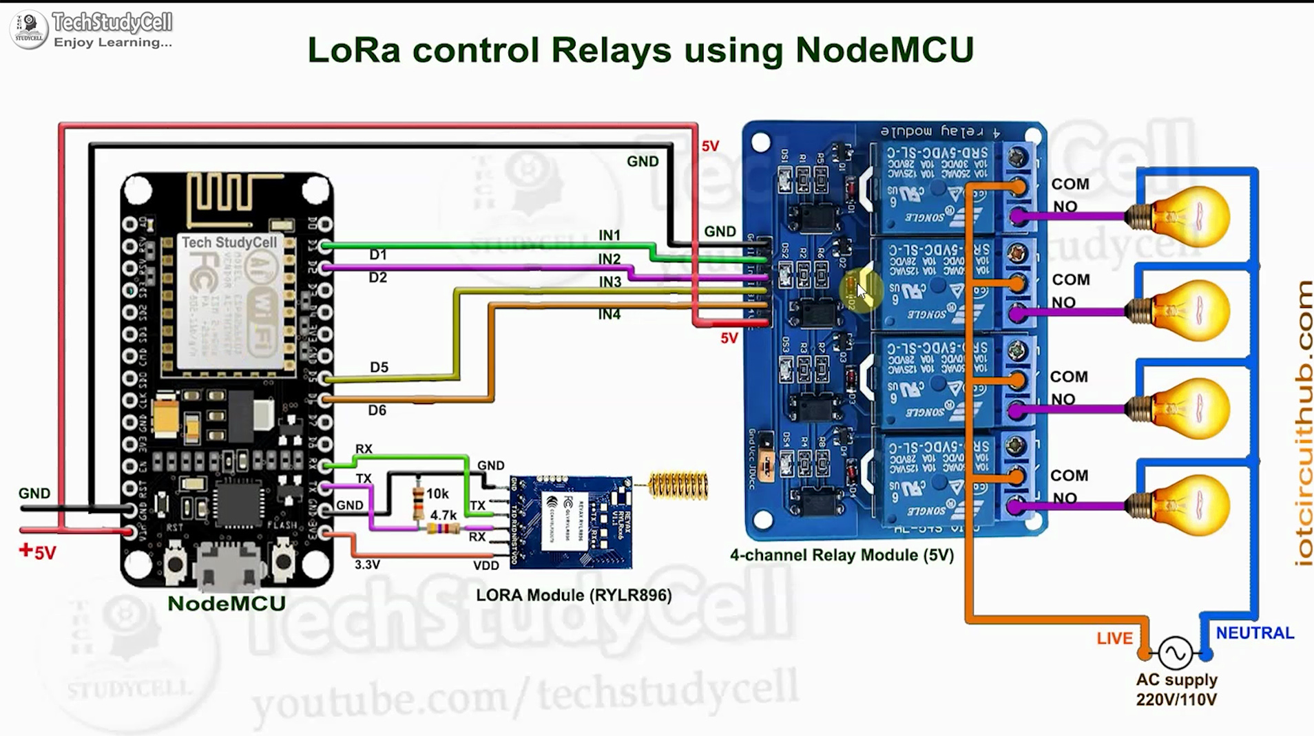 Lora Project Arduino Esp8266 Control Relay With Feedback Lora Tutorial