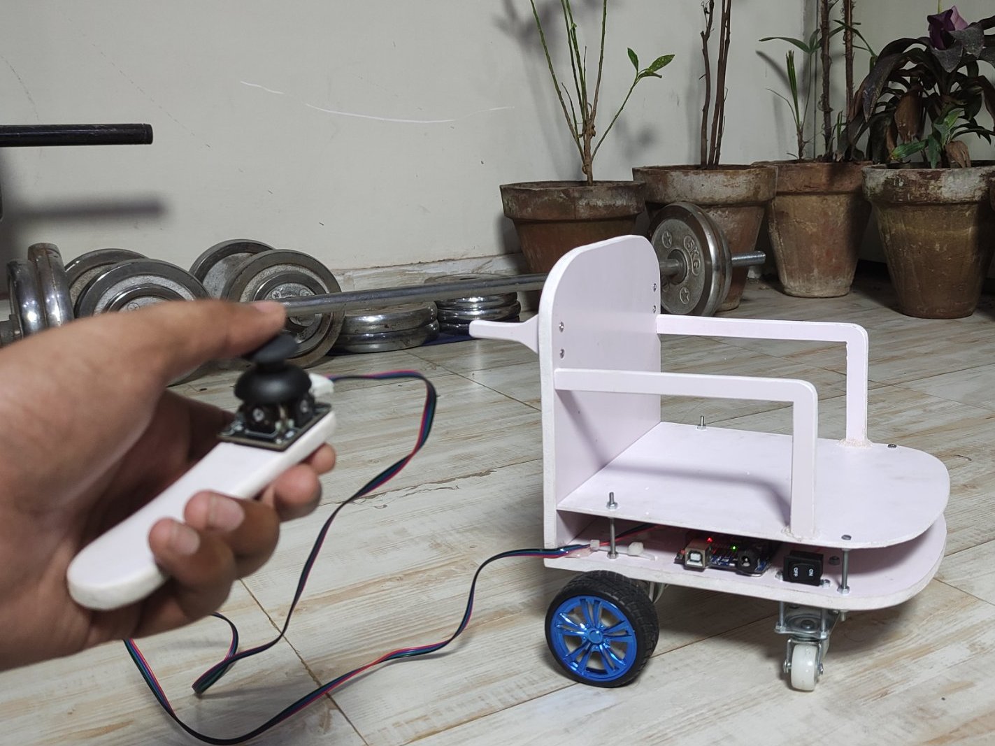 Joystick Controlled Wheelchair using Arduino and L298 Motor Hackster.io