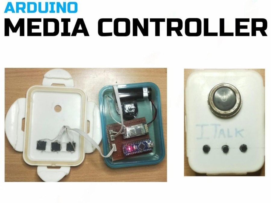 Arduino HID Media Controller Hackster.io