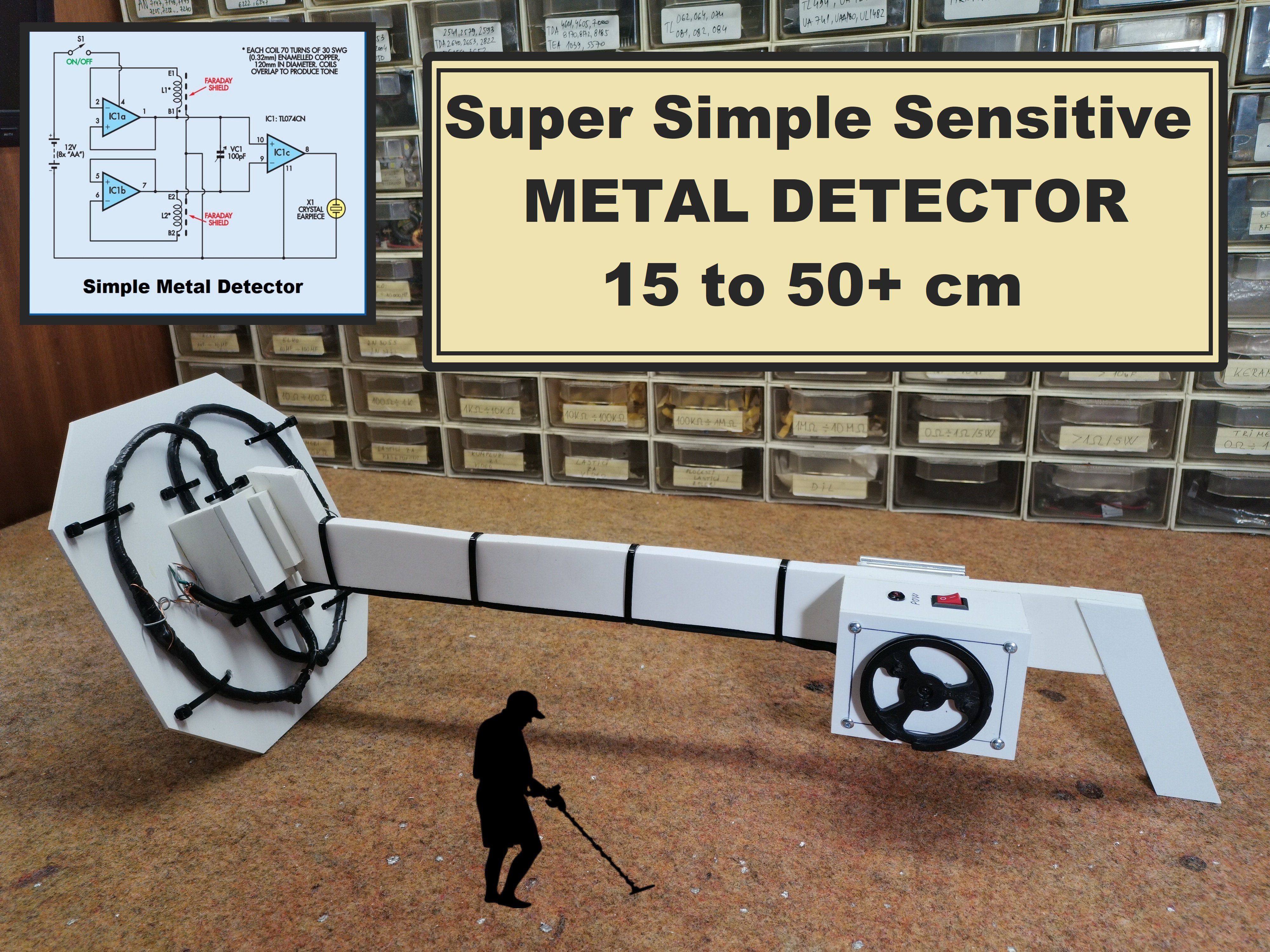 DIY Super Simple Sensitive Metal Detector Hackster.io