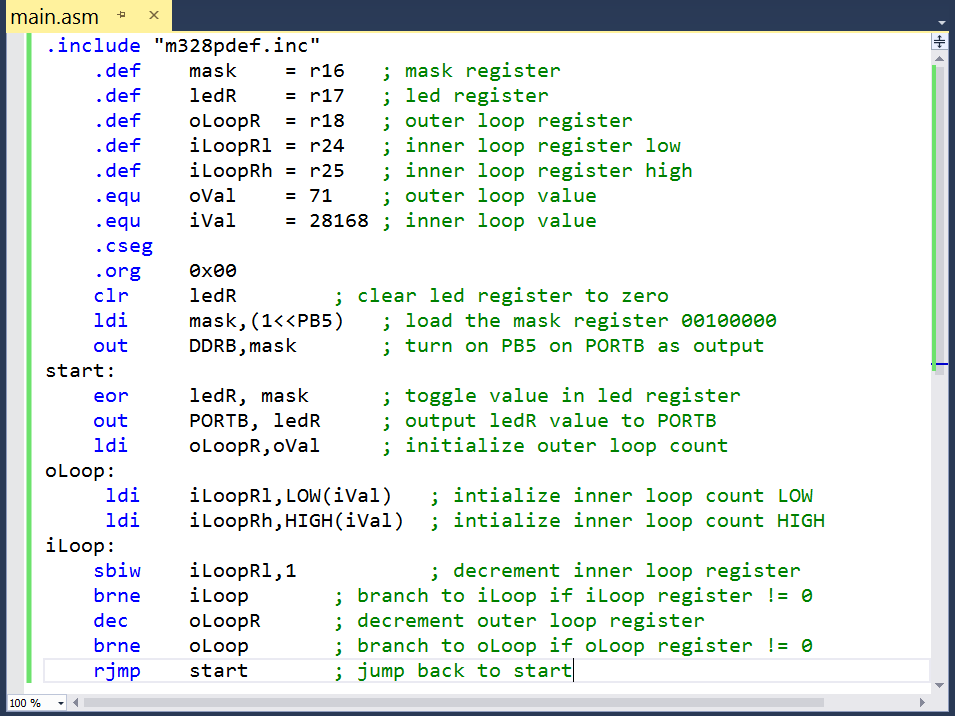 Upload AVR assembly program to Arduino MicroChip Studio Hackster.io