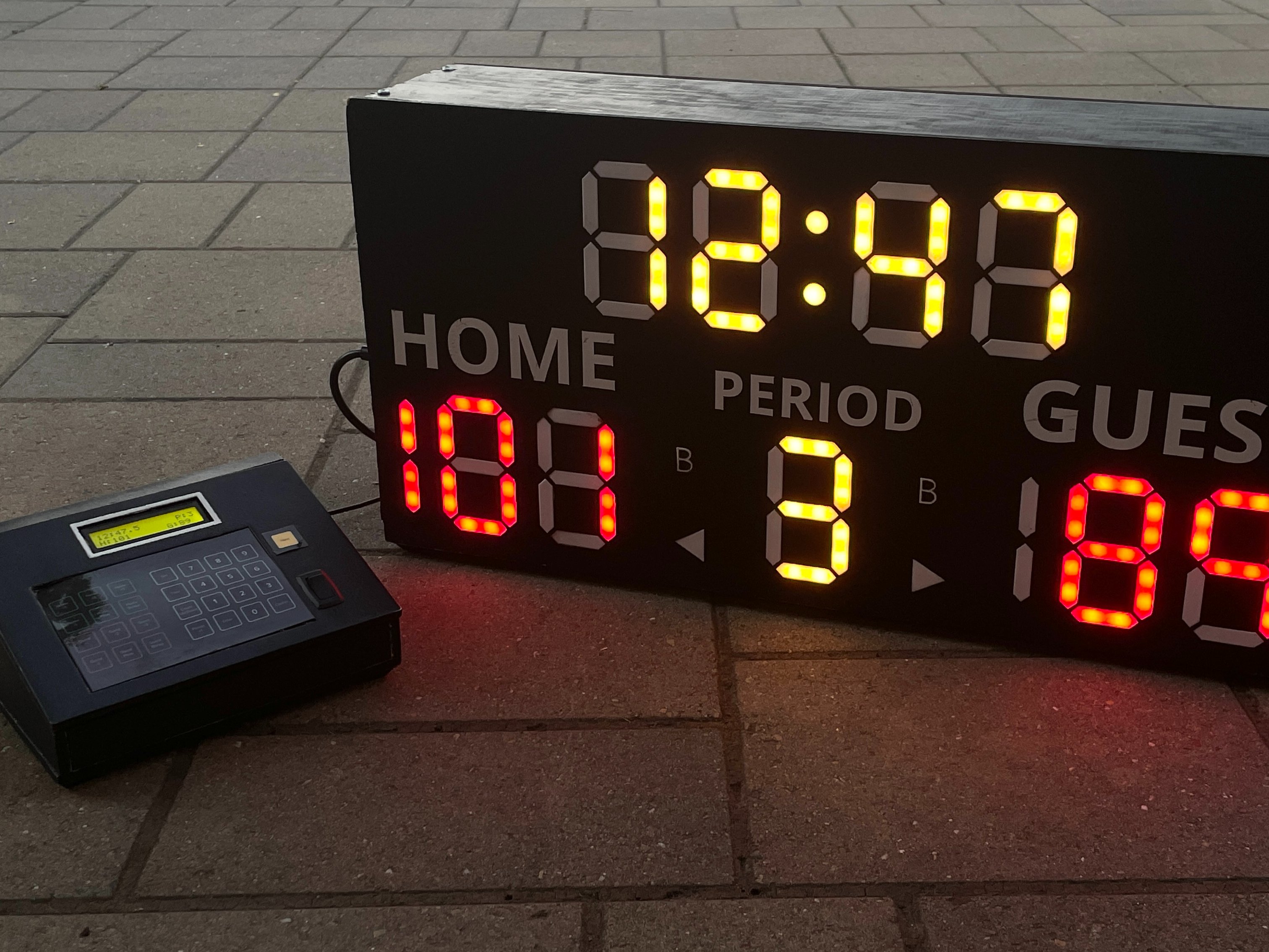 DIY Basketball Scoreboard Hackster.io