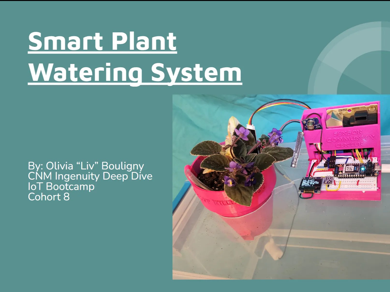 Smart Plant Watering System Hackster.io