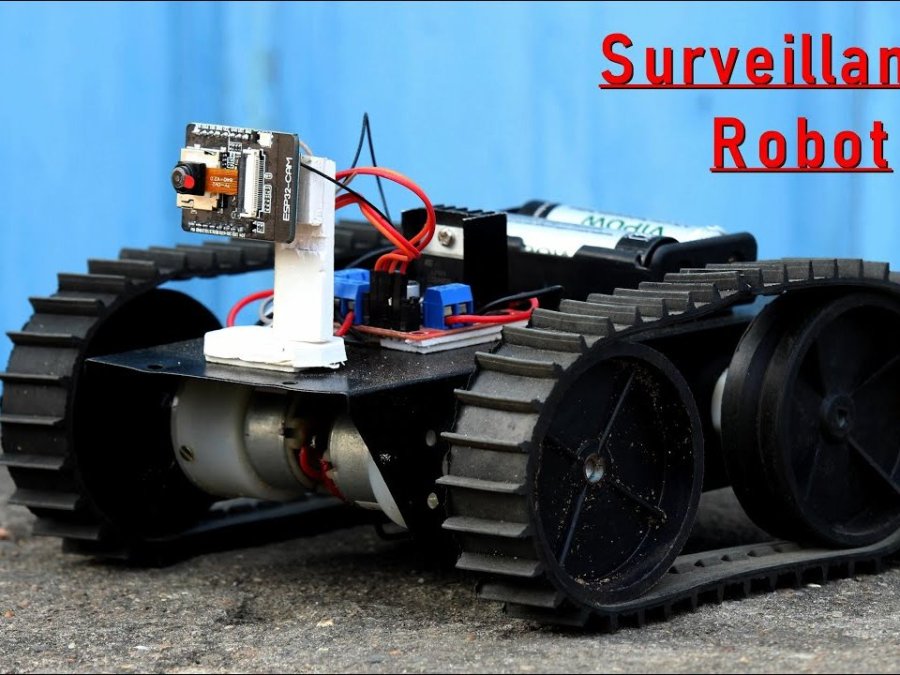 How to Make DIY ESP32 Cam Surveillance Robot Arduino Project Hub