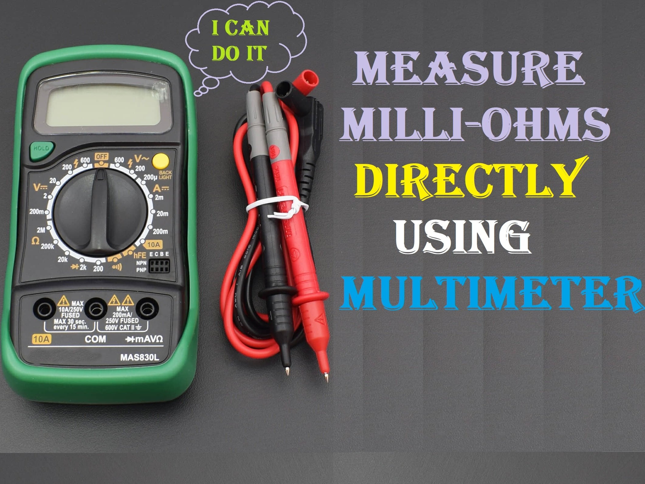 How to measure resistance of wire (MilliOhms) Hackster.io