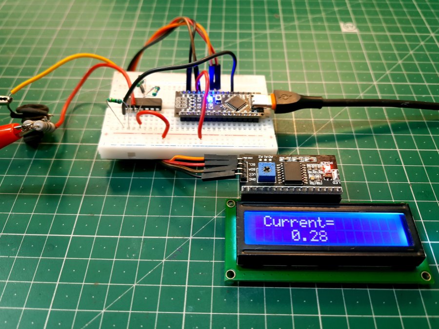 DIY Current meter using Arduino Hackster.io