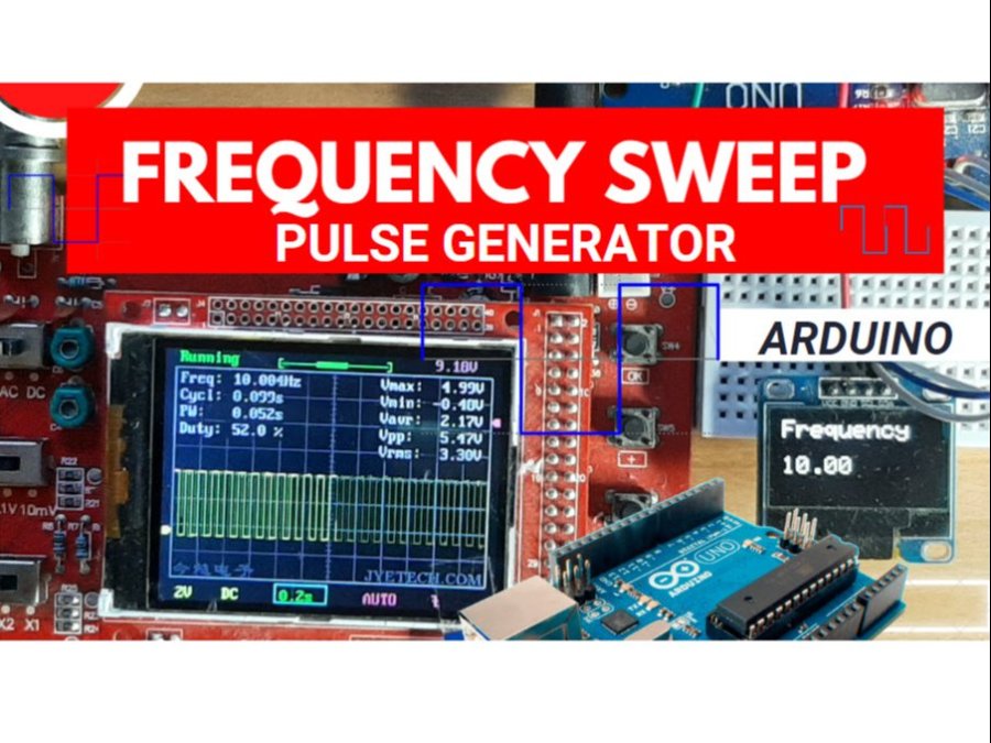 Arduino Pulse Generator Frequency Sweep Hackster.io
