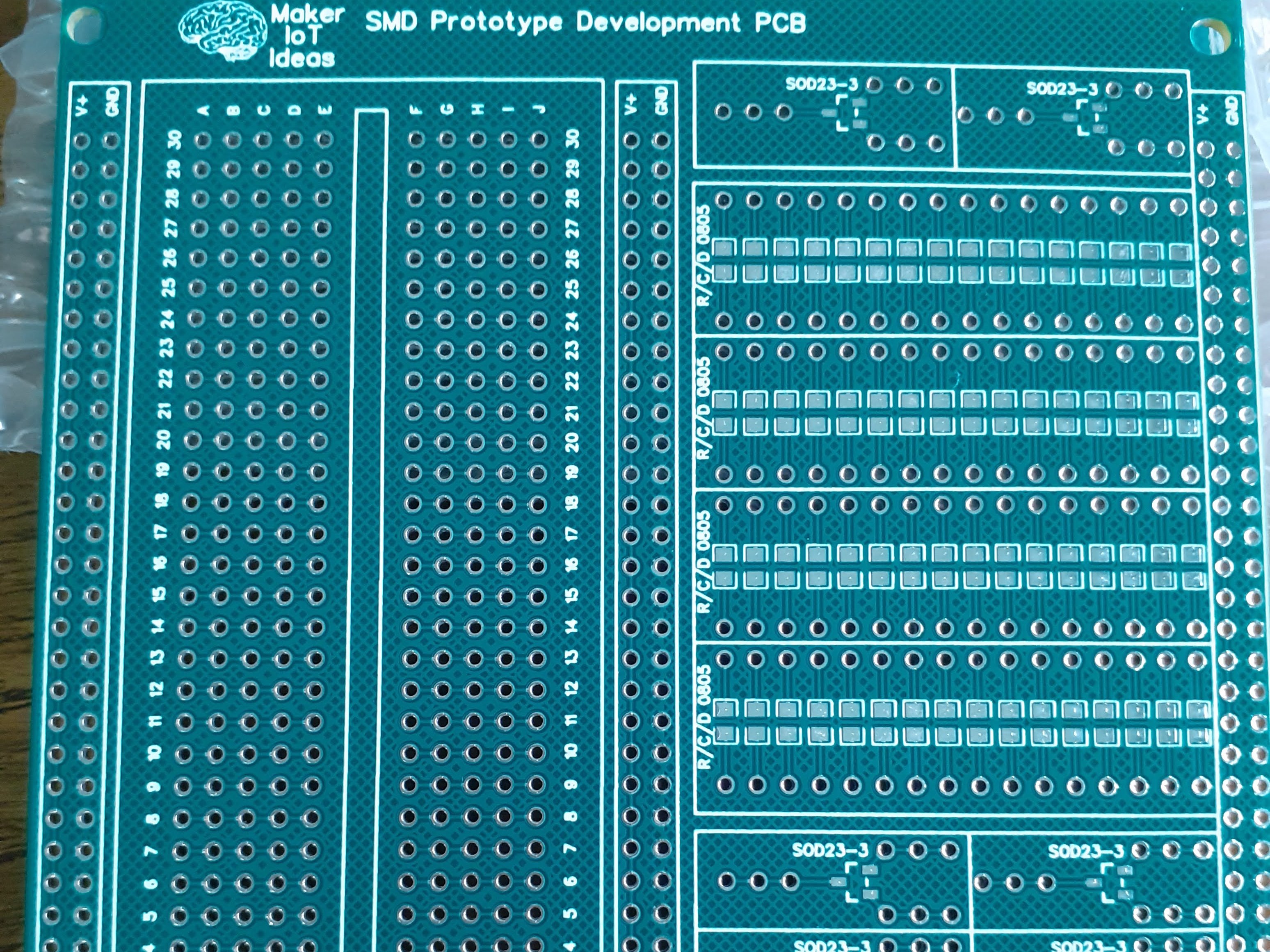 Solderable Breadboard with SMD Pads Hackster.io