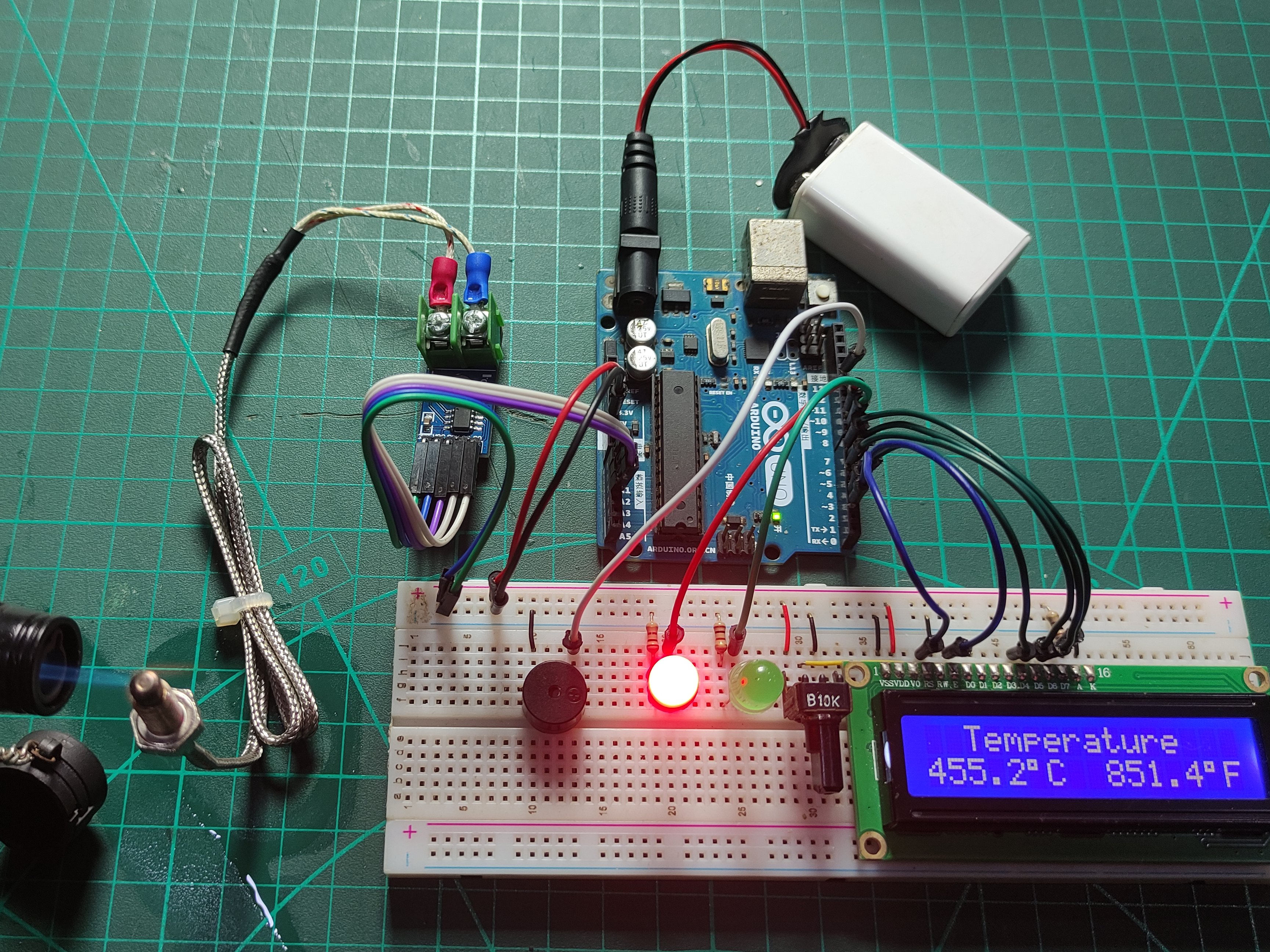 Measure temperature using thermocouple and MAX6675 Hackster.io