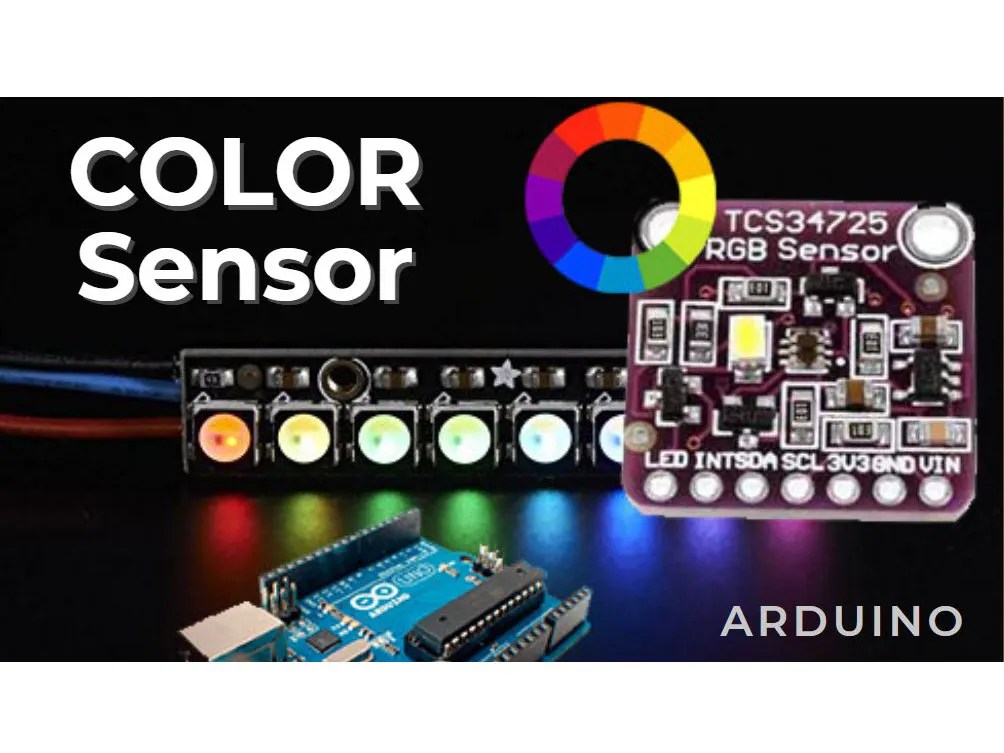 Arduino Color Recognition TCS34725 Color Sensor and Neopixel Hackster.io