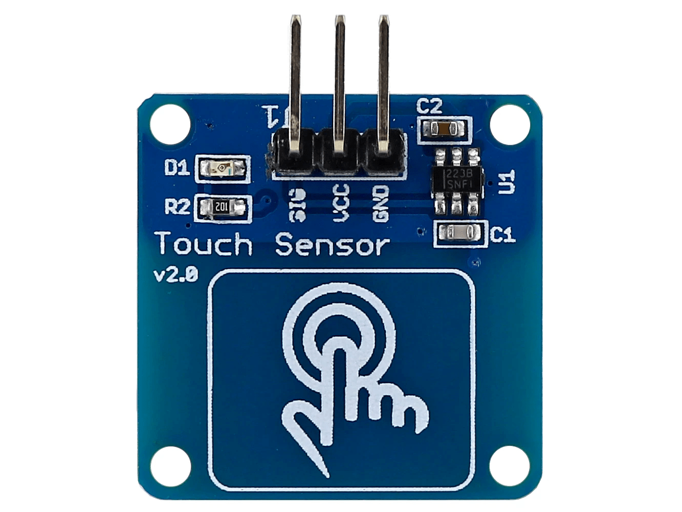 Using touch sensor with Arduino Hackster.io