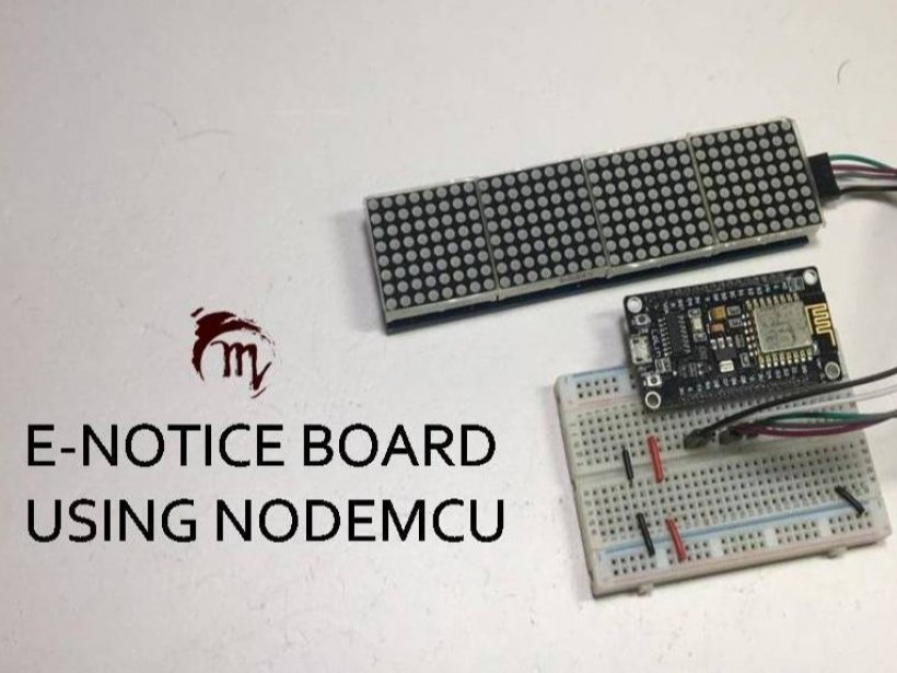 Enotice board using NodeMCU ESP8266 Hackster.io