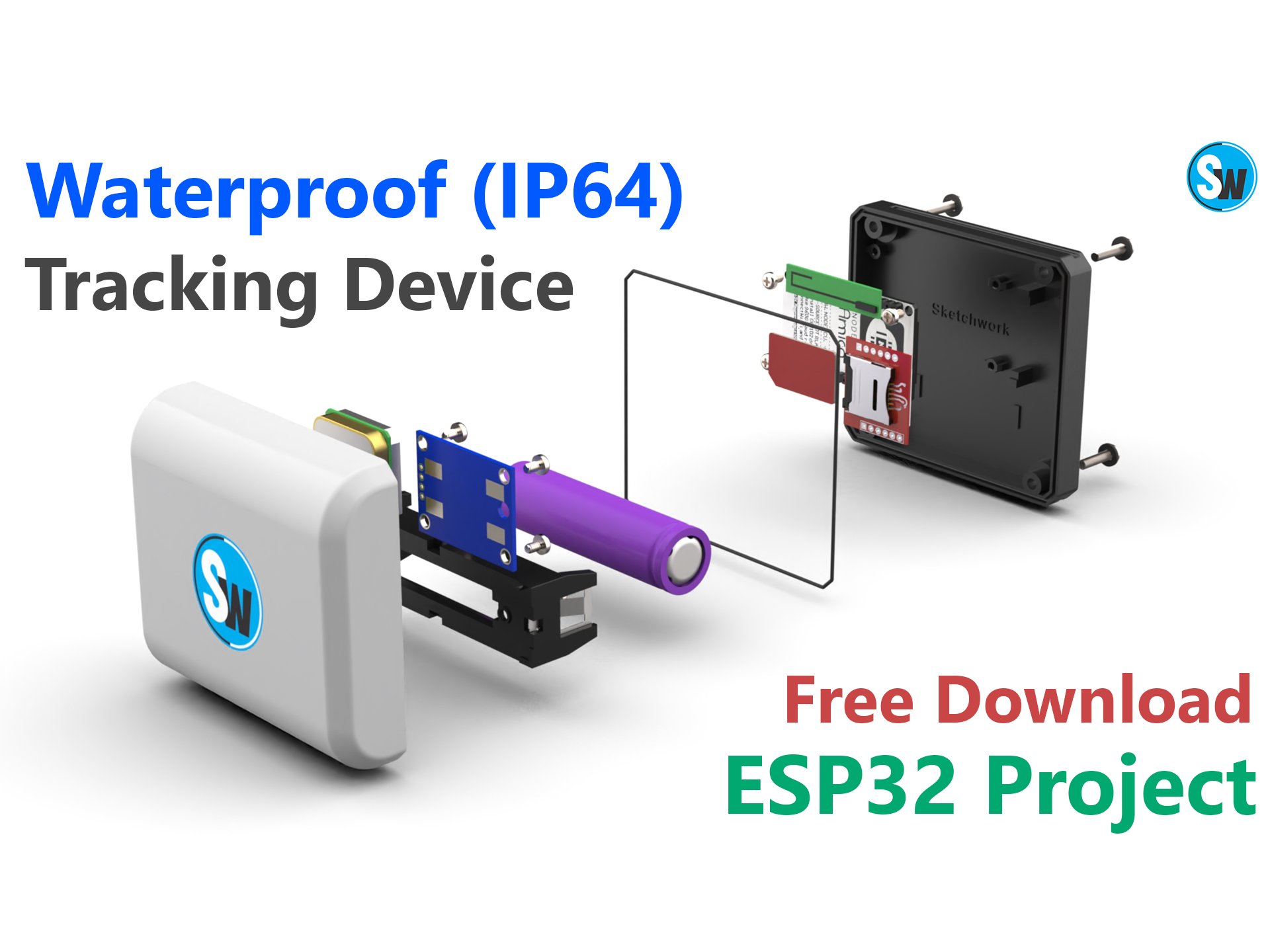 ESP32 GPS Tracking Device Waterproof Hackster.io