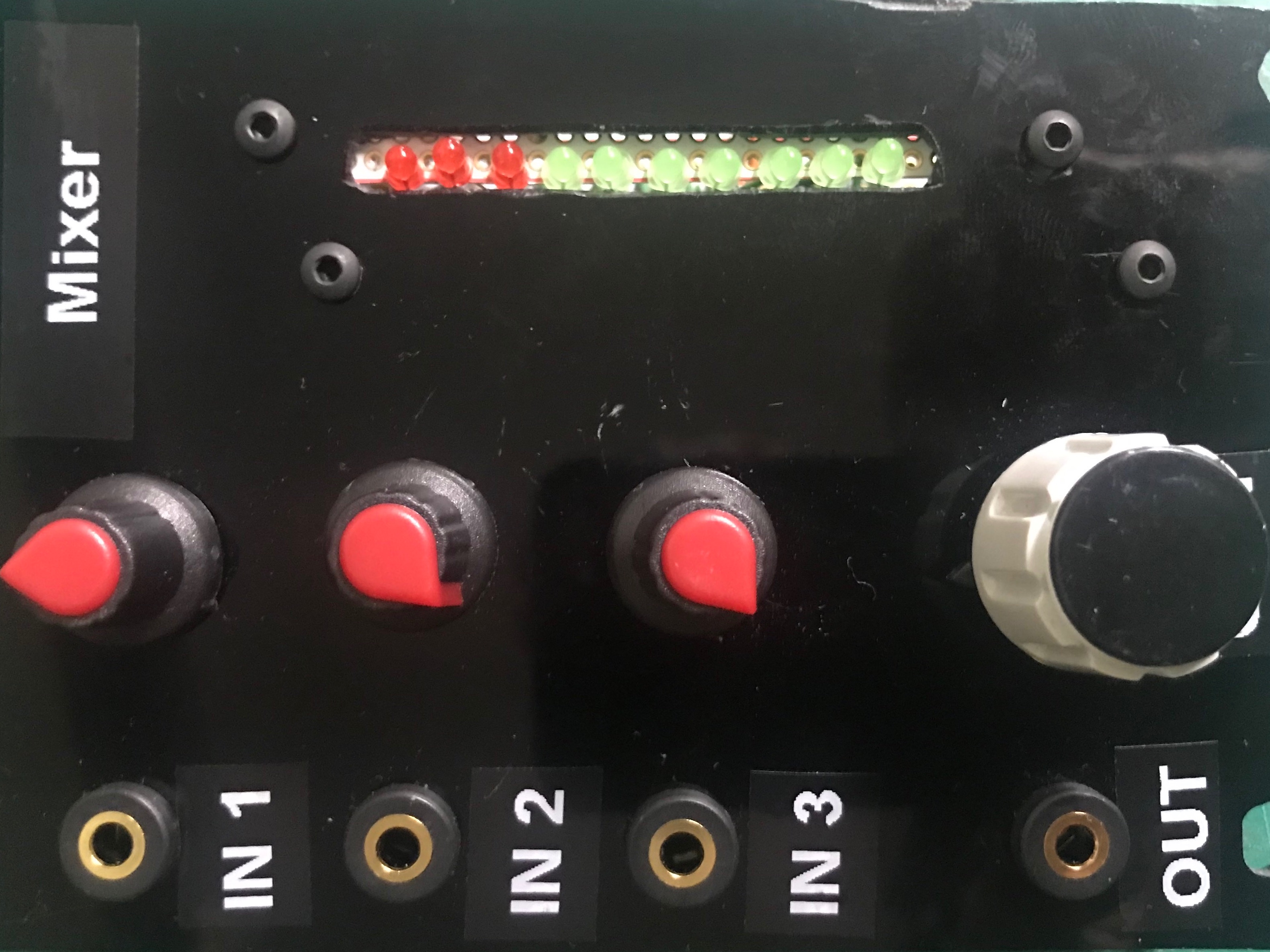 Eurorack 4channel mixer with VU meter Hackster.io