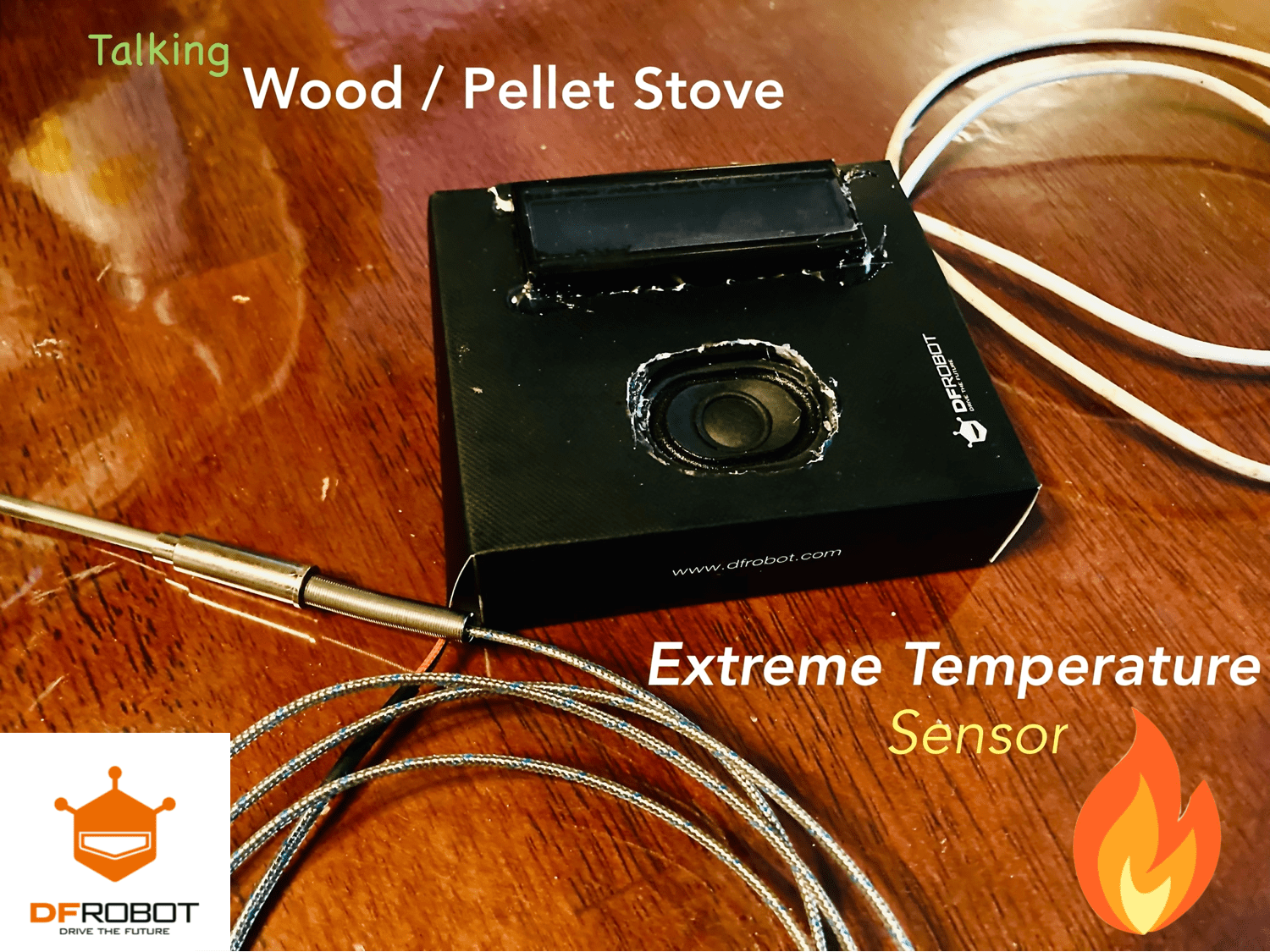 Talking Wood / Pellet Stove High Temperature Sensor Hackster.io