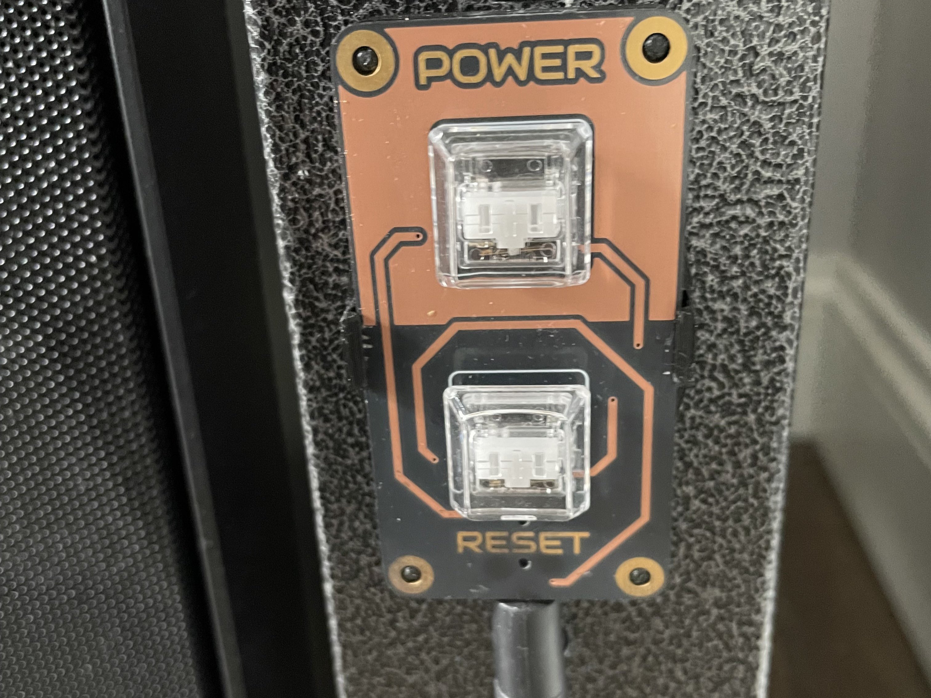 Accessible PC PowerReset Button Panel Hackster.io