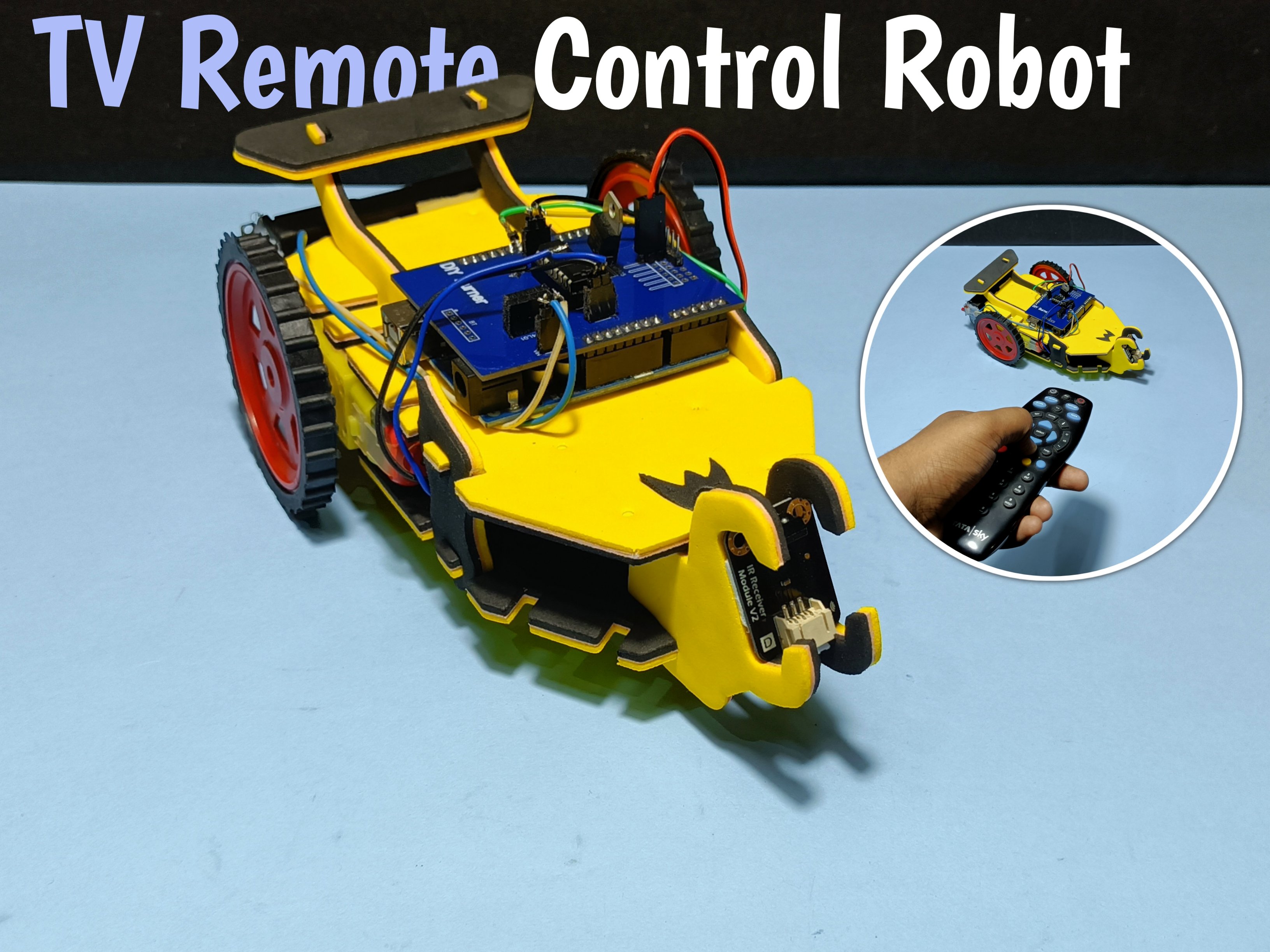 How to Make a TV Remote Control Robot Car Hackster.io