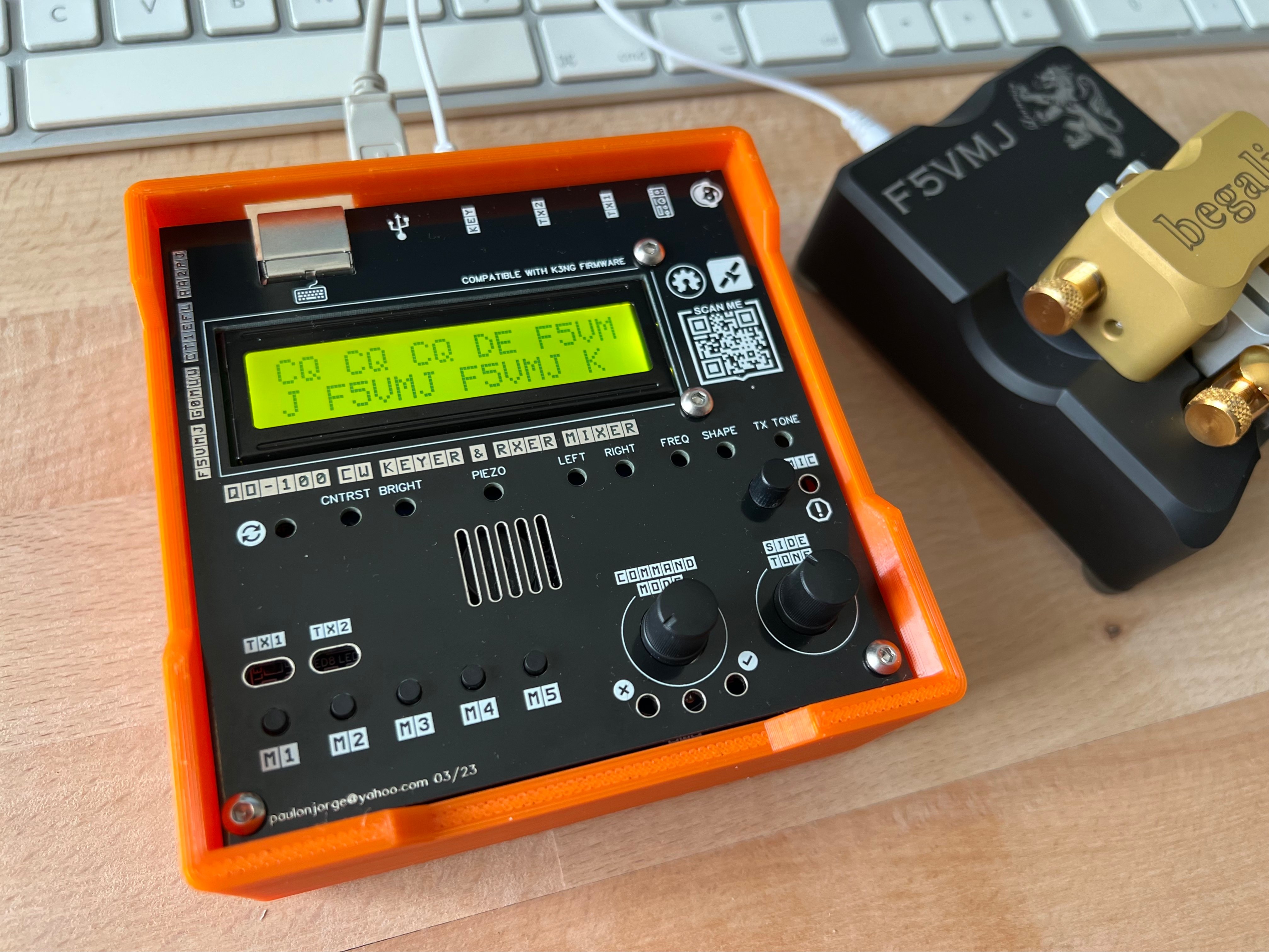 QO100 CW Keyer and Receiver Mixer Hackster.io