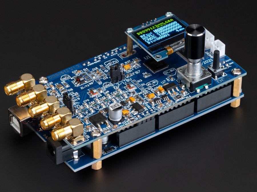 RF Signal Generator AD9912 DDS 500MHz Arduino Shield Hackster.io