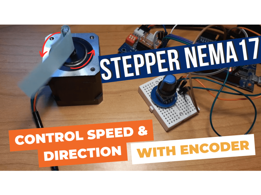 Stepper Motor Use Encoder to Control Speed & Direction Hackster.io