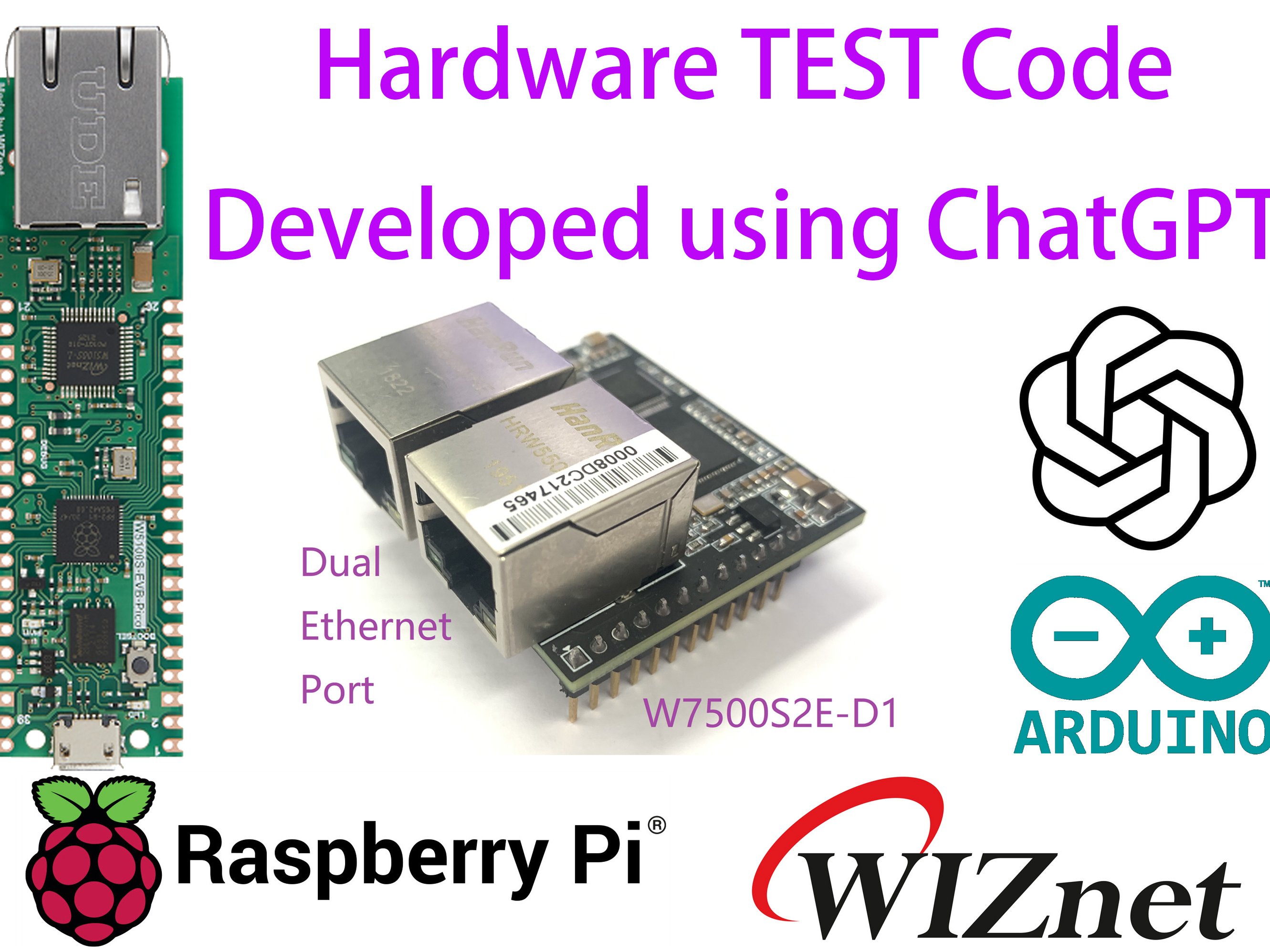 Use ChatGPT to develop a hardware test Code for W7500S2ED1 Hackster.io