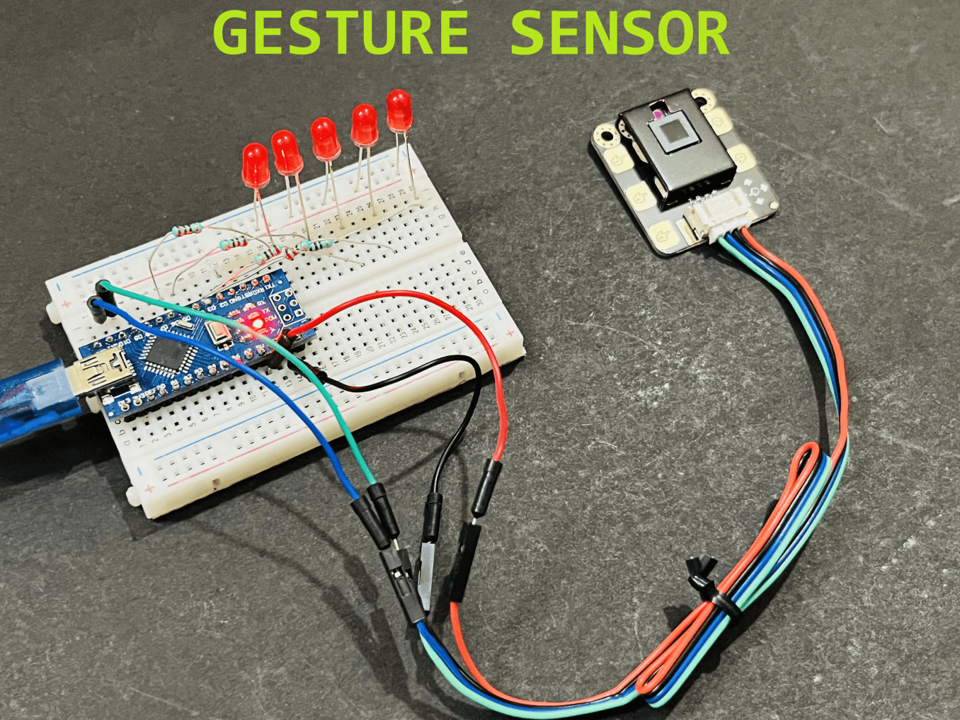 Gesture Sensor Control Using Arduino Hackster.io