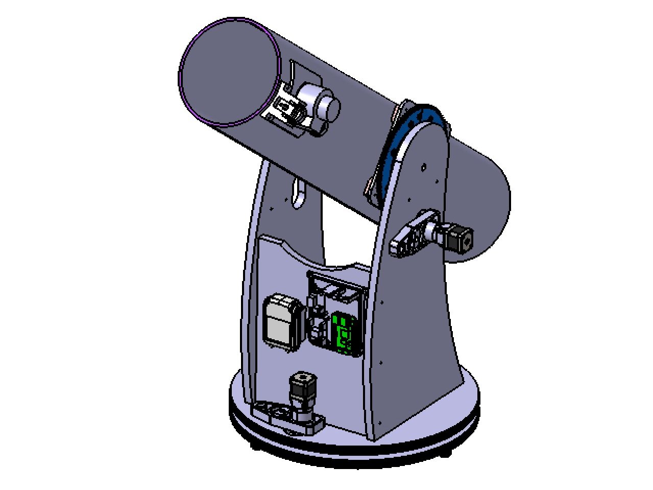Dobsonian Telescope Conversion Tracking and Positioning Hackster.io