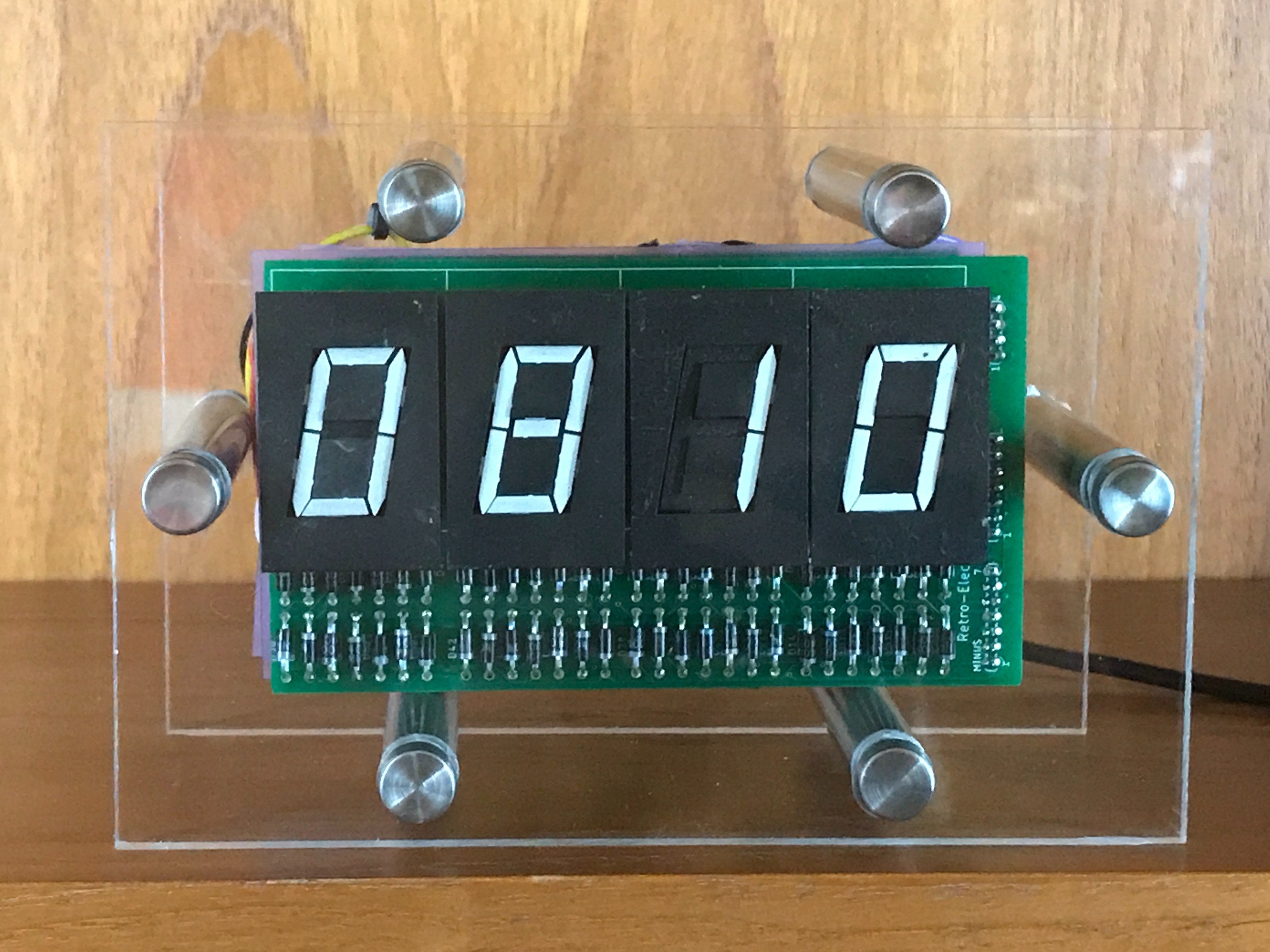 Flip Digit Clock with relay control Hackster.io