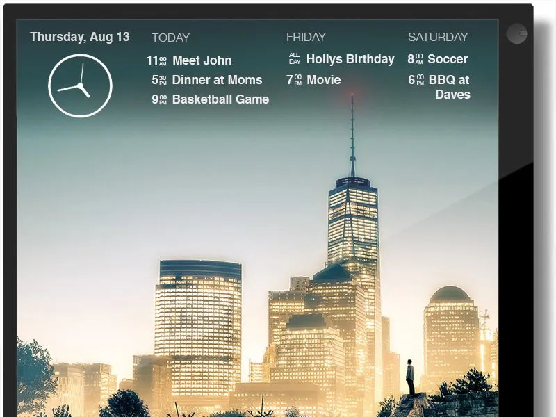 DAKboard A Wifi Connected Wall Display Hackster.io