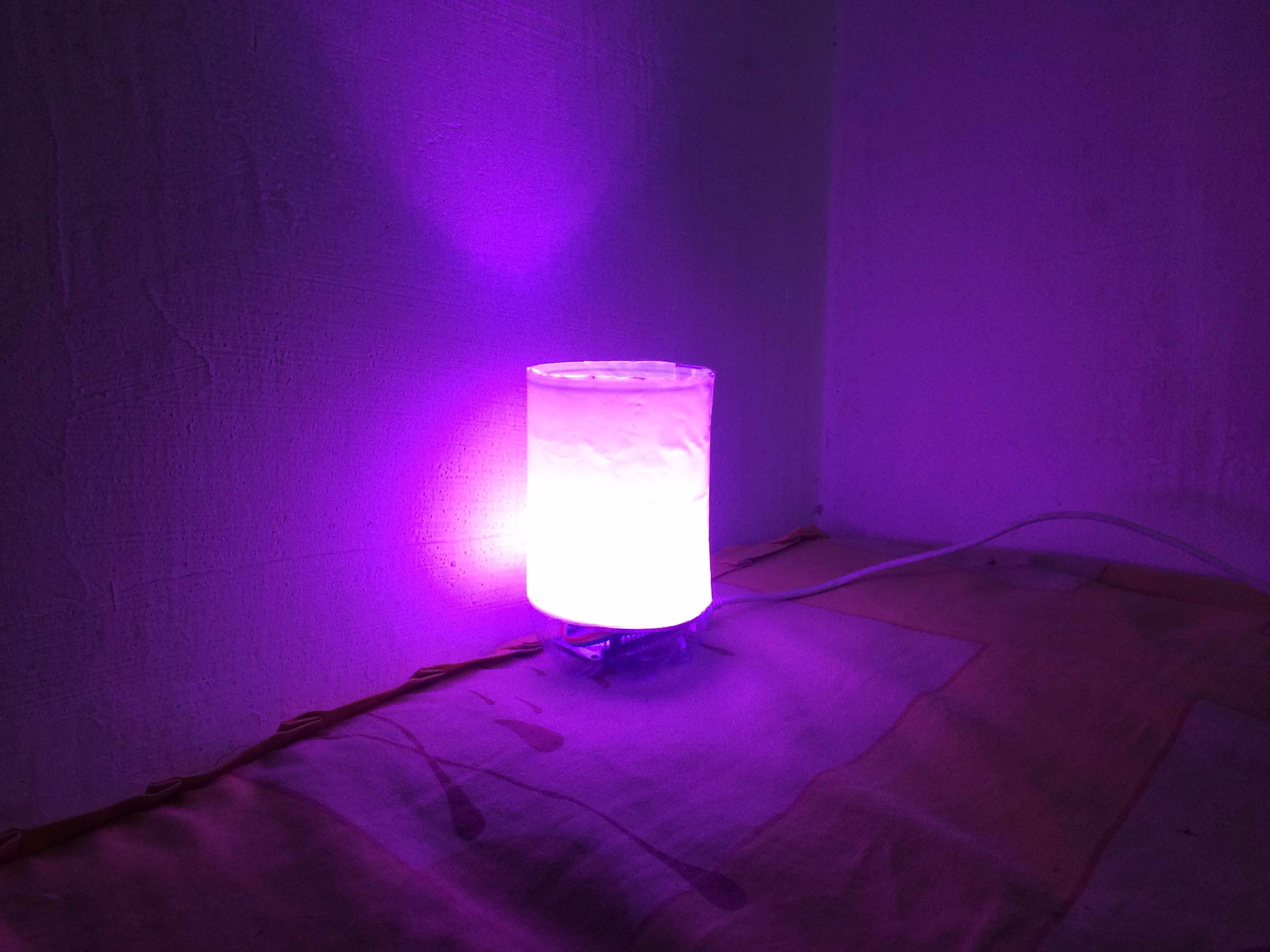 Easy IoT RGB Bed Lamp from Used Stuff Hackster.io