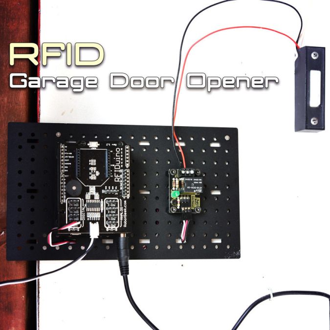 Arduino RFID Garage Door Opener Arduino Project Hub
