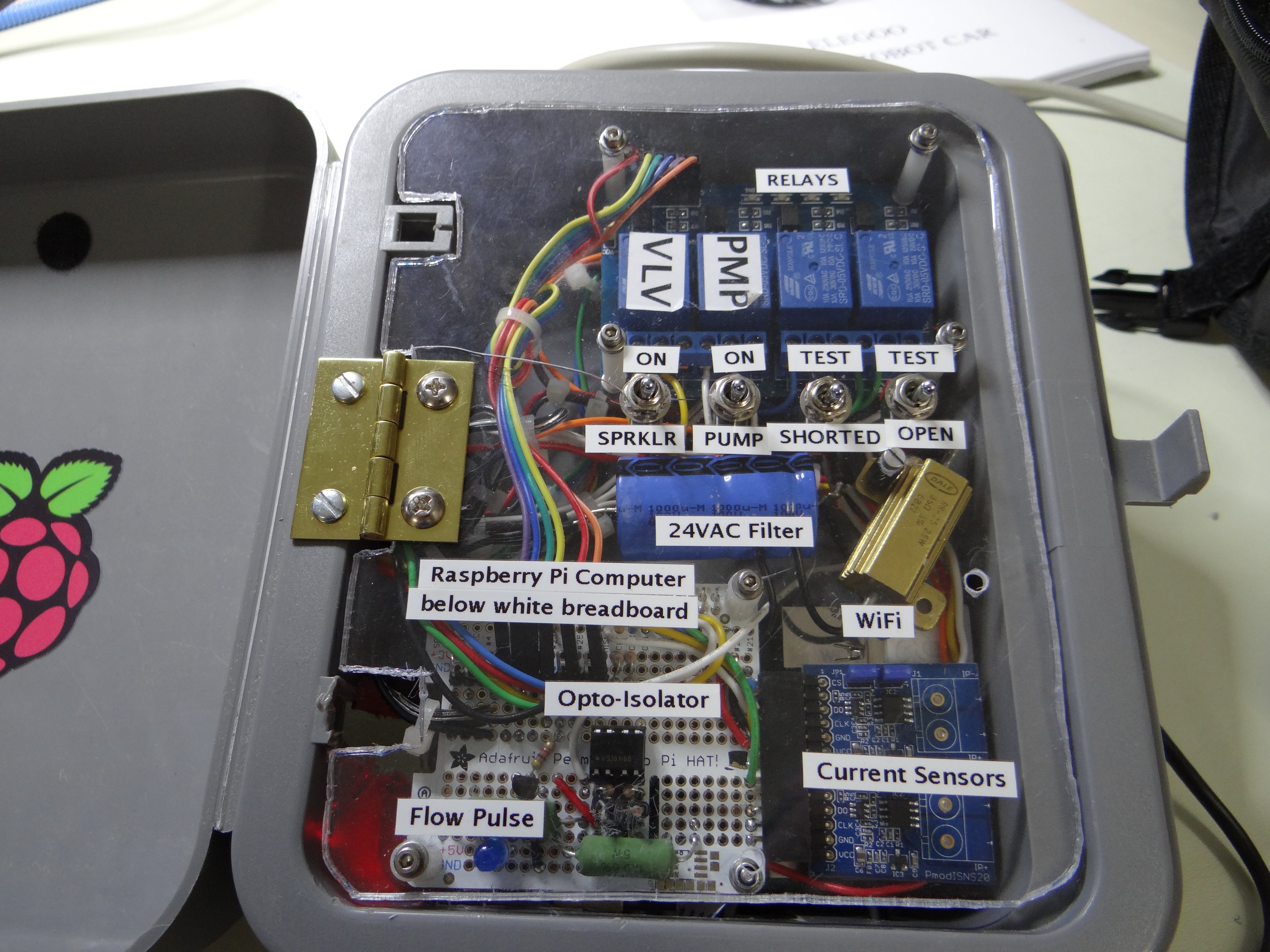 Raspberry Pi Sprinkler Valve Control Raspberry
