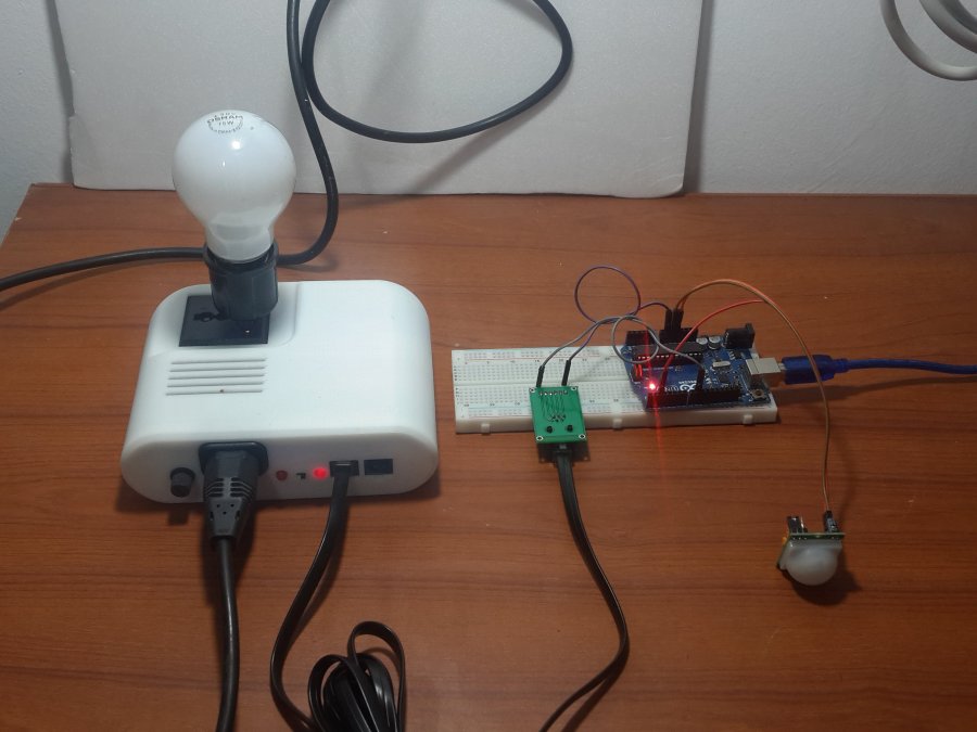 Motion Sensor with Arduino Controlling AC Lamp Hackster.io